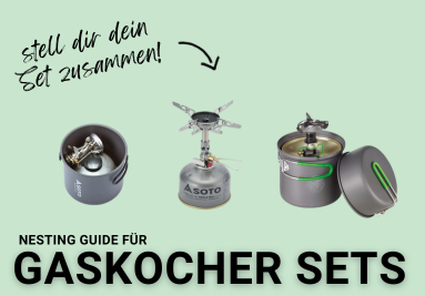 Blogartikel Gaskocher mit Topf und Kartusche zusammenstellen
